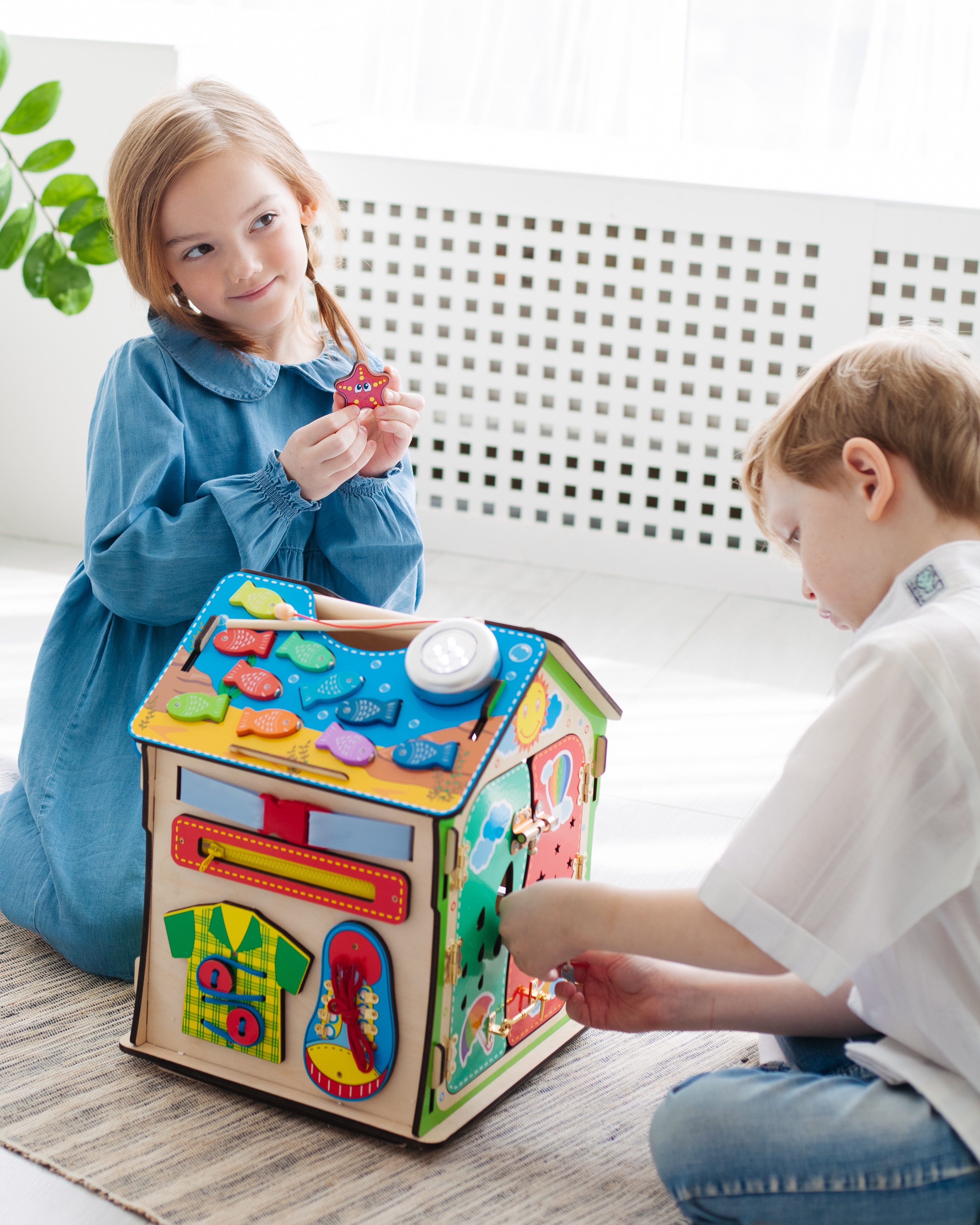 Игрушка Alatoys бизиборд центр 14в1 в ассортименте - фото 15