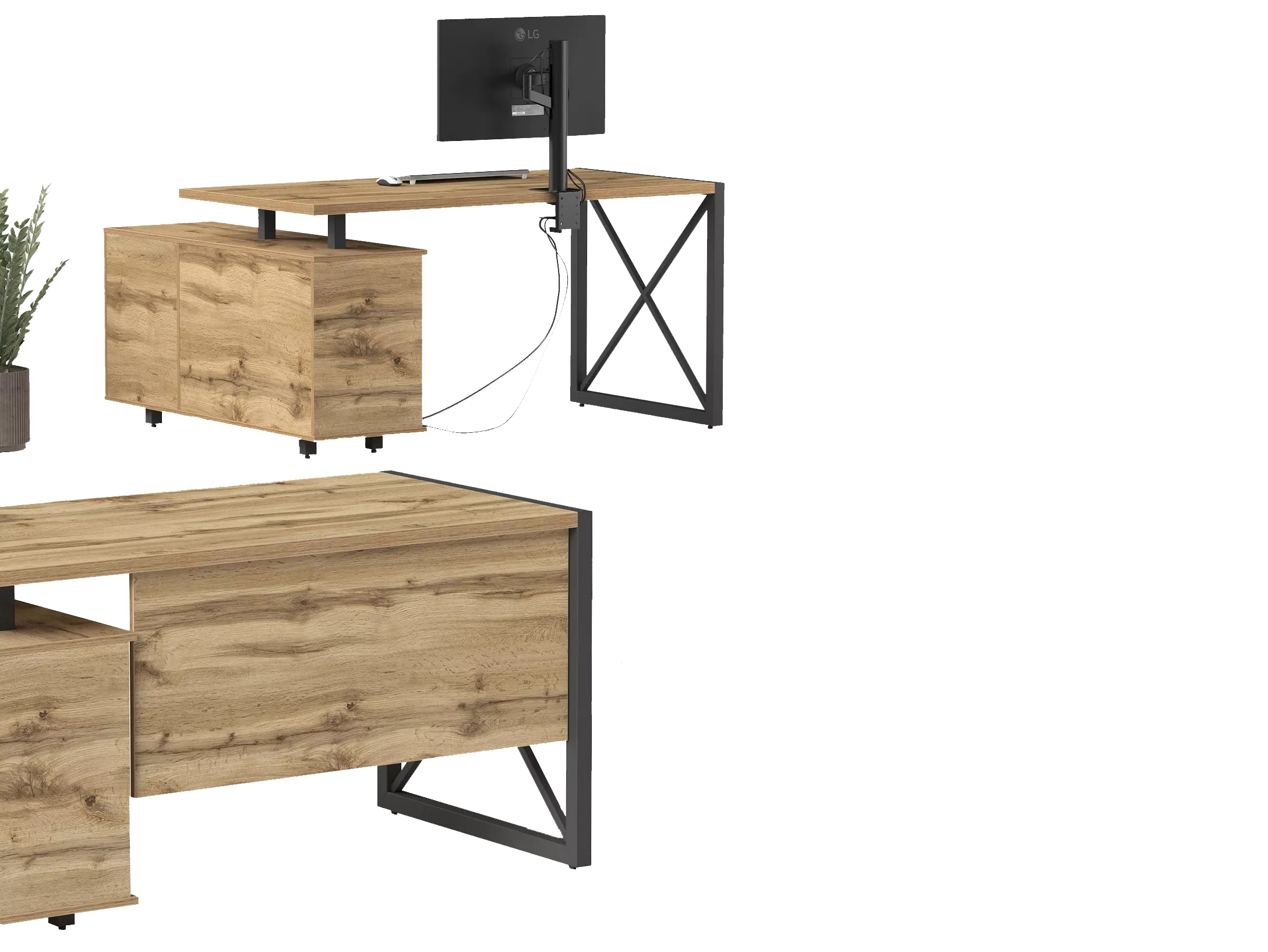 Письменный стол КАЛИФОРНИЯ МЕБЕЛЬ Хардвиг - фото 6