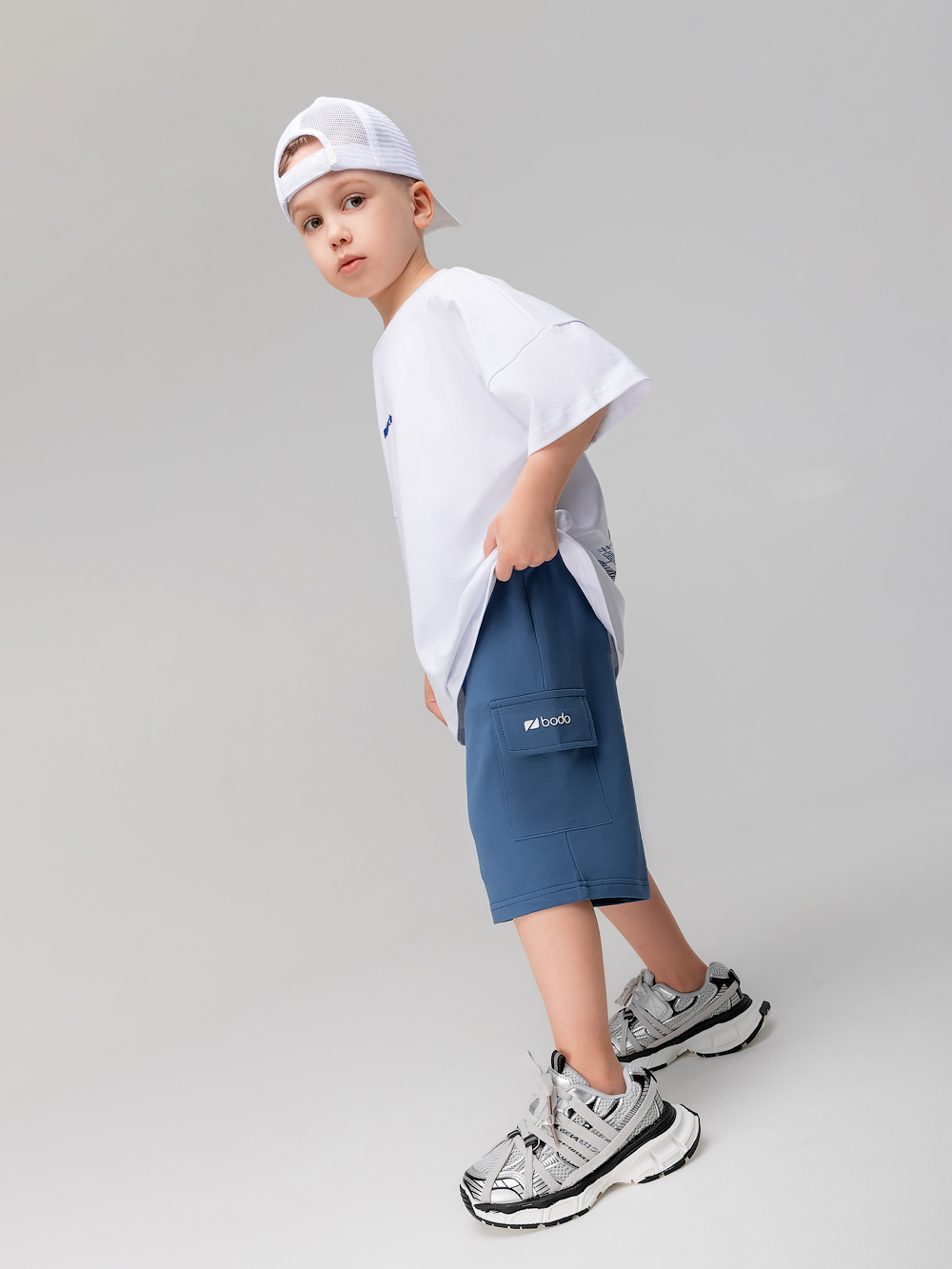 Шорты Bodo 8-89МU_деним (белый) - фото 1