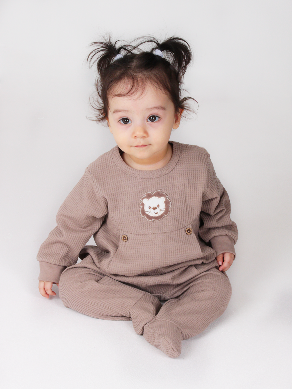 Изображение товара Комбинезон Осьминожка для малышей, 100% хлопок, модель 74