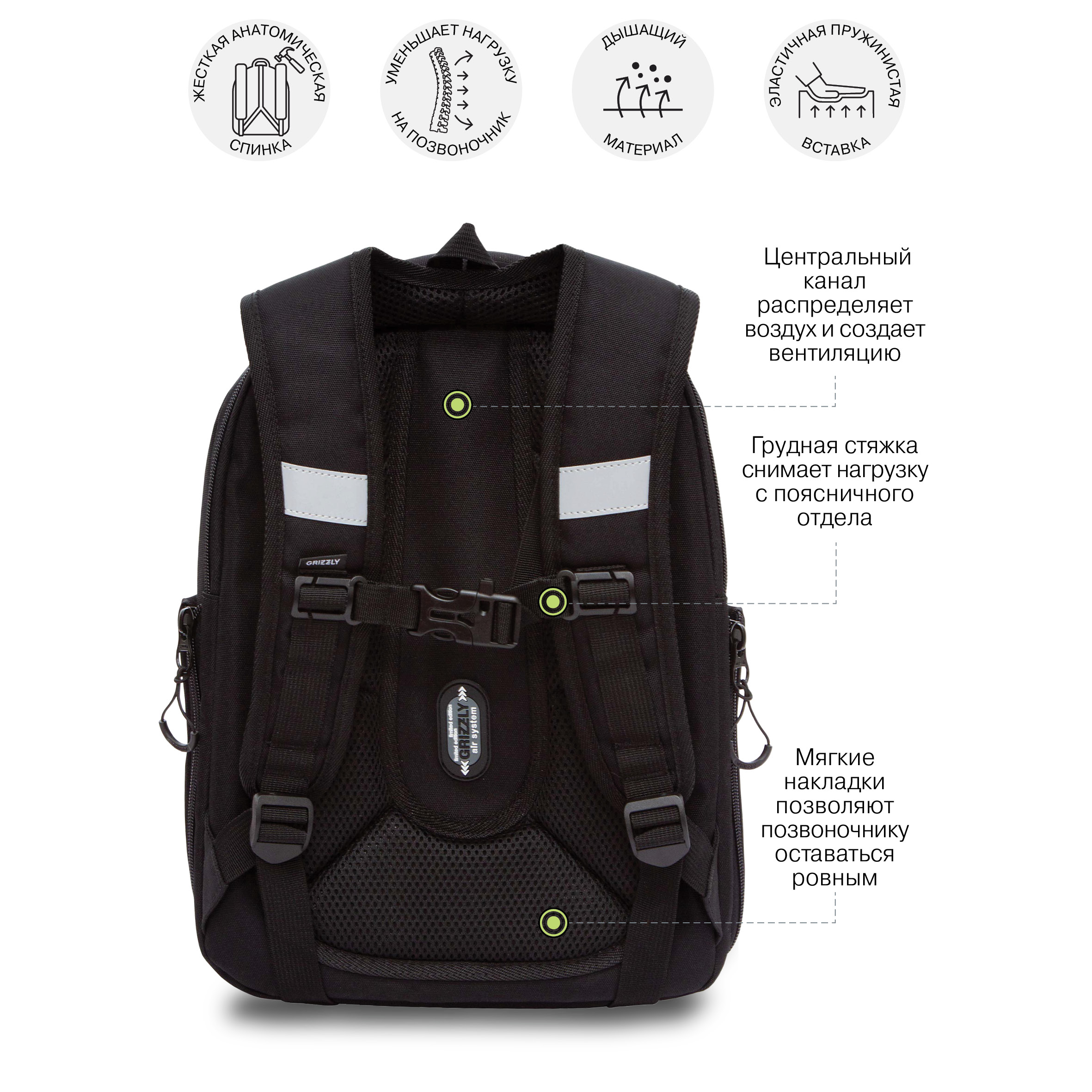 Ранец Grizzly Лого - фото 10