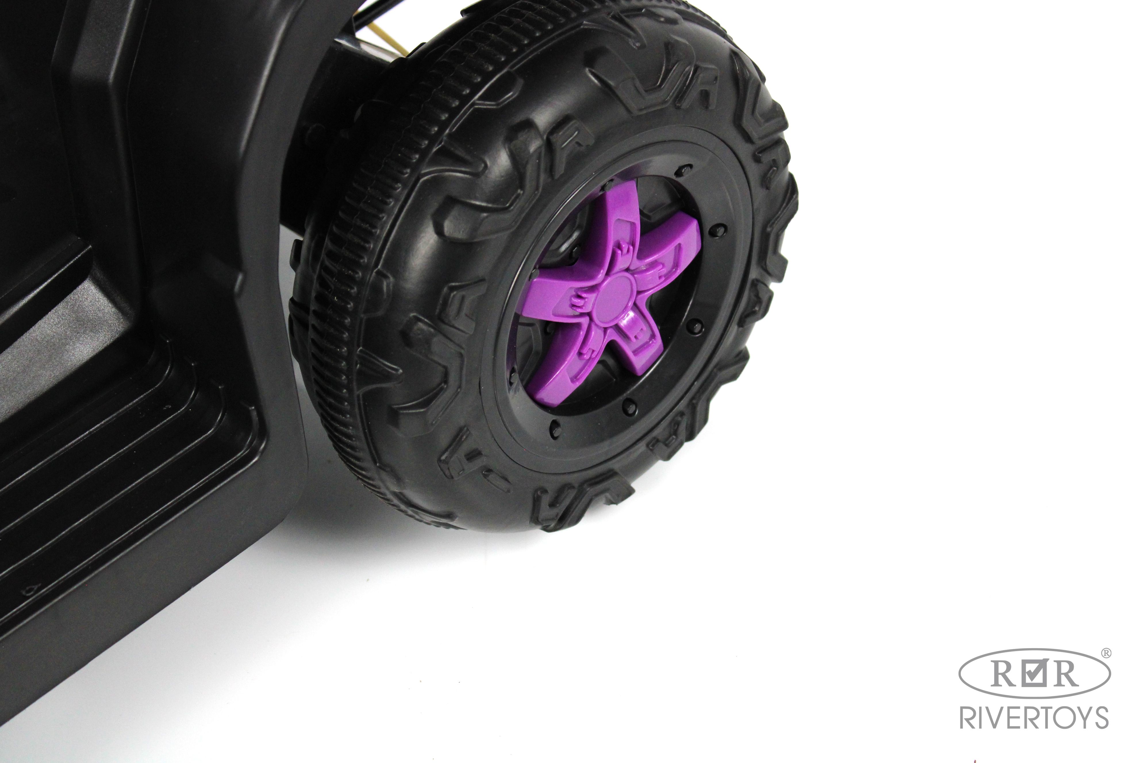 Электромобиль RIVERTOYS G003GG-VIOLET С пультом ДУ - фото 6