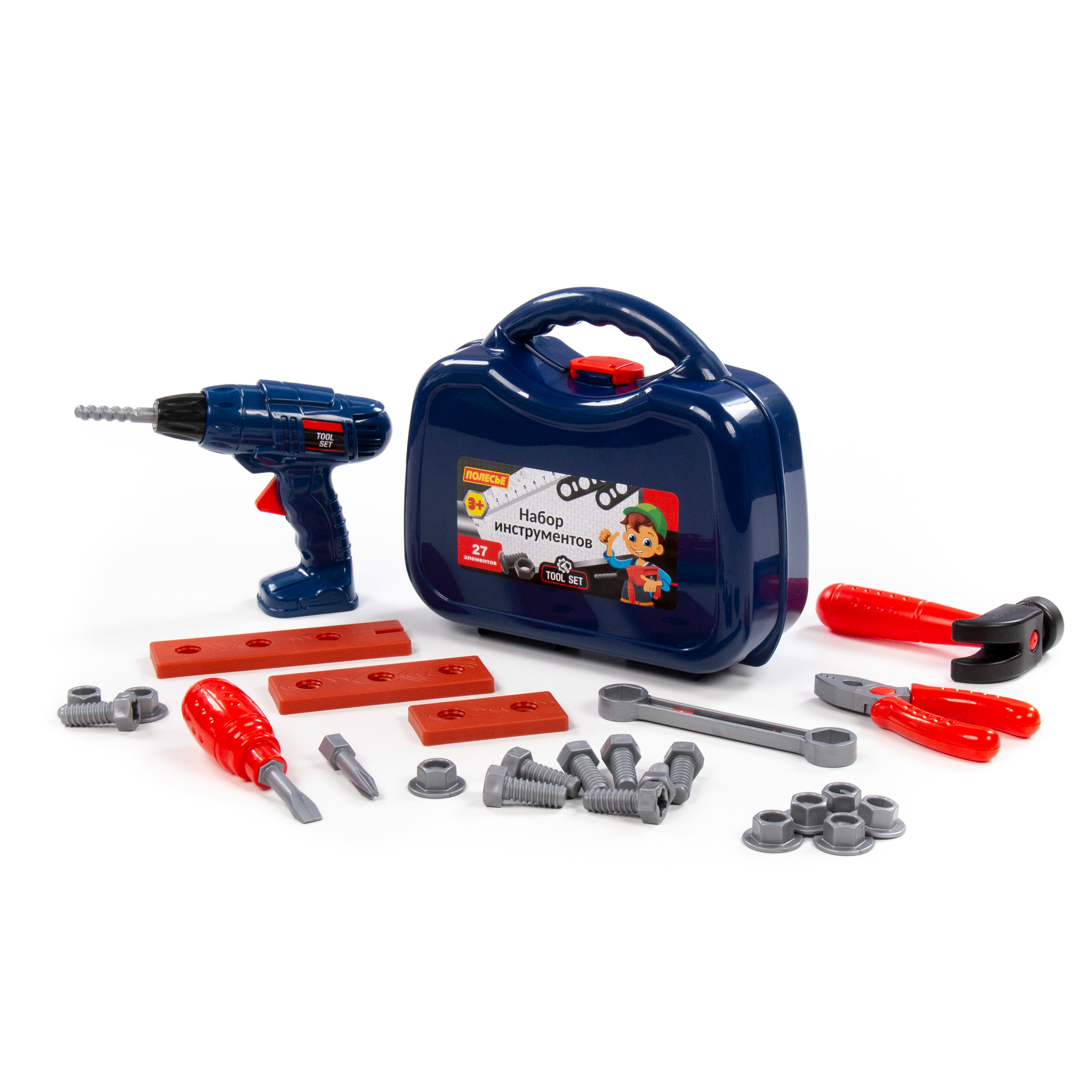 Игрушка Полесье инструменты игрушечные 27 предм. - фото 2