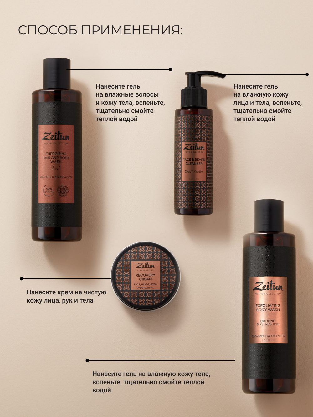 Набор средств Zeitun Безупречность во всем 405 мл - фото 8