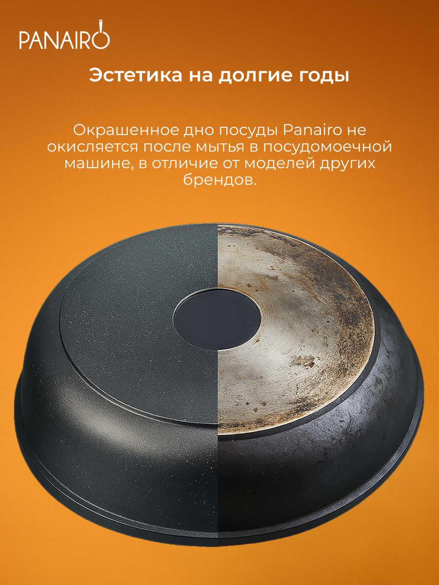 Сковорода 24 см Panairo Olivia Gardens - фото 6