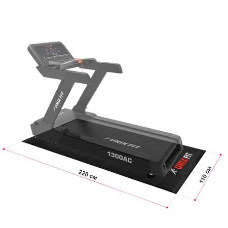Коврик для кардиотренажеров UNIX Fit No logo 220x110x0,6 см