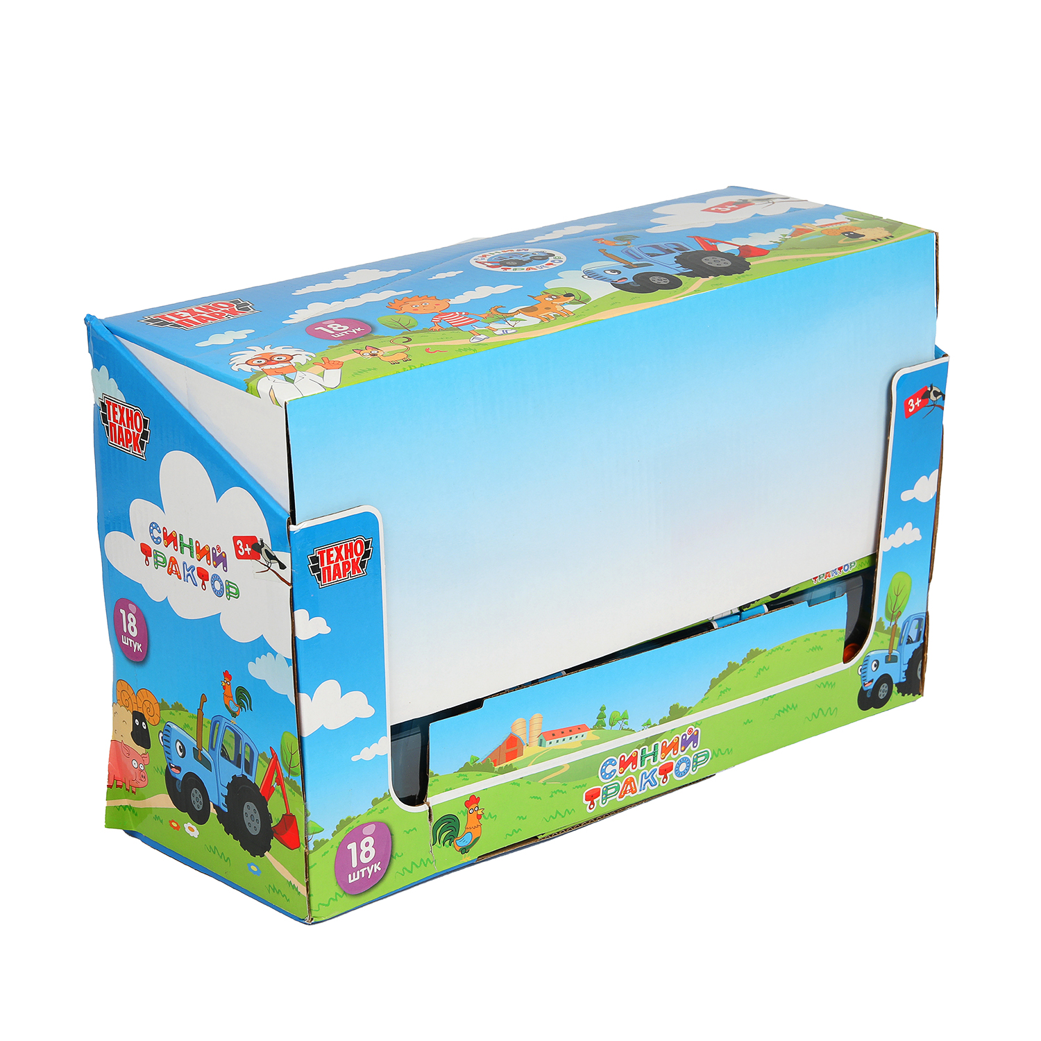 Трактор Технопарк Синий трактор 389730 - фото 9