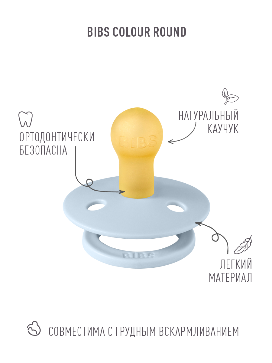 Набор BIBS каучук анатомическая, классическая, ортодонтическая от 0 мес. 4 шт. - фото 4