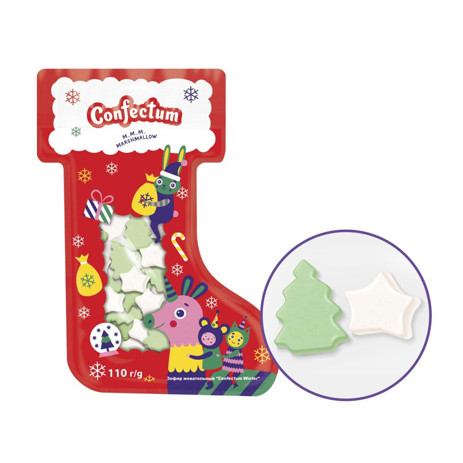 Маршмеллоу Confectum с фруктовым ароматом 110г - фото 1