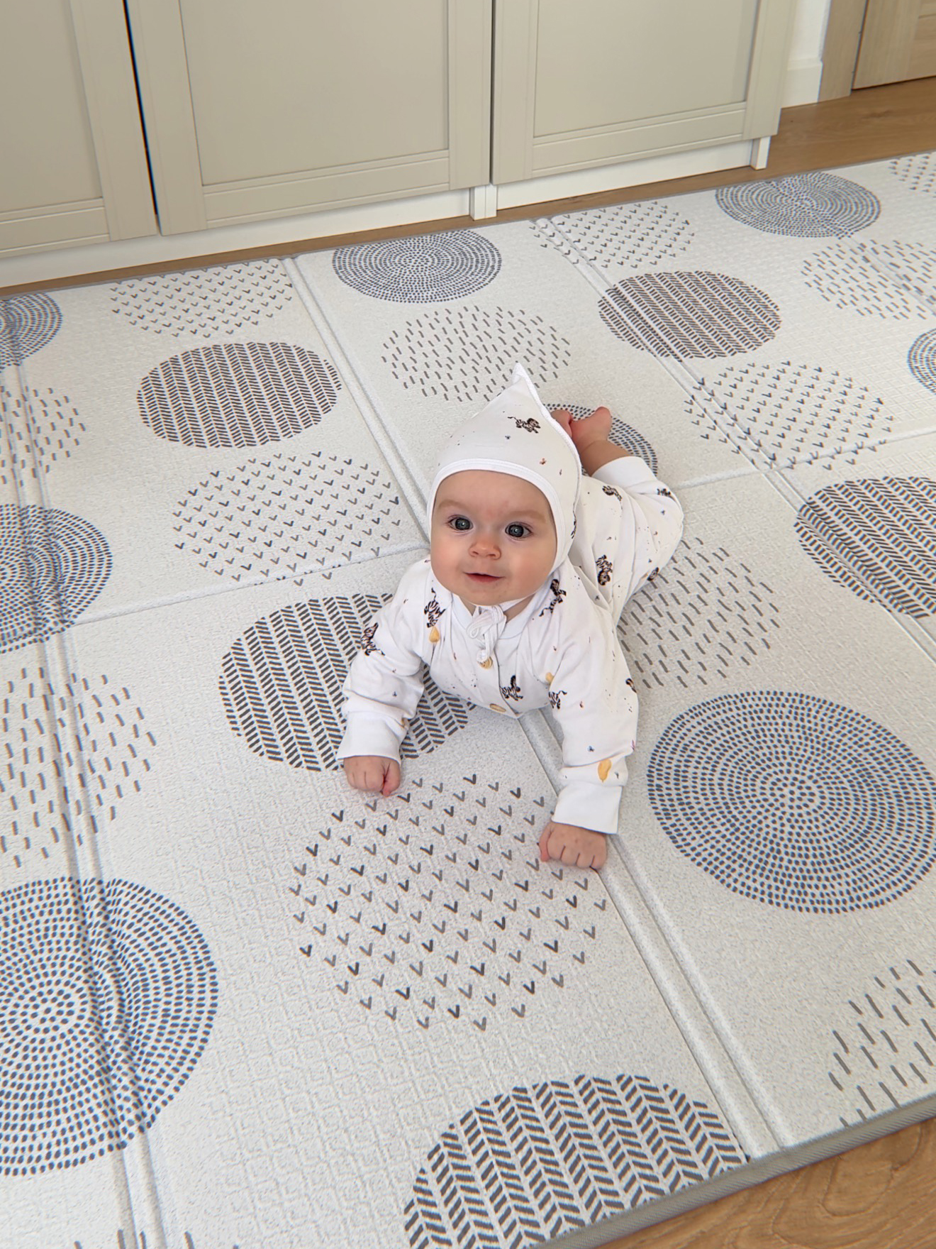 Детский складной коврик Parklon Уютные кружочки 140 x 200 см 1 шт. - фото 15