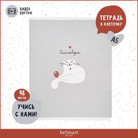 Тетрадь Be Smart 48 лист. (Алгебра)