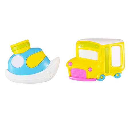 Игрушка Жирафики погремушка Автобус и кораблик