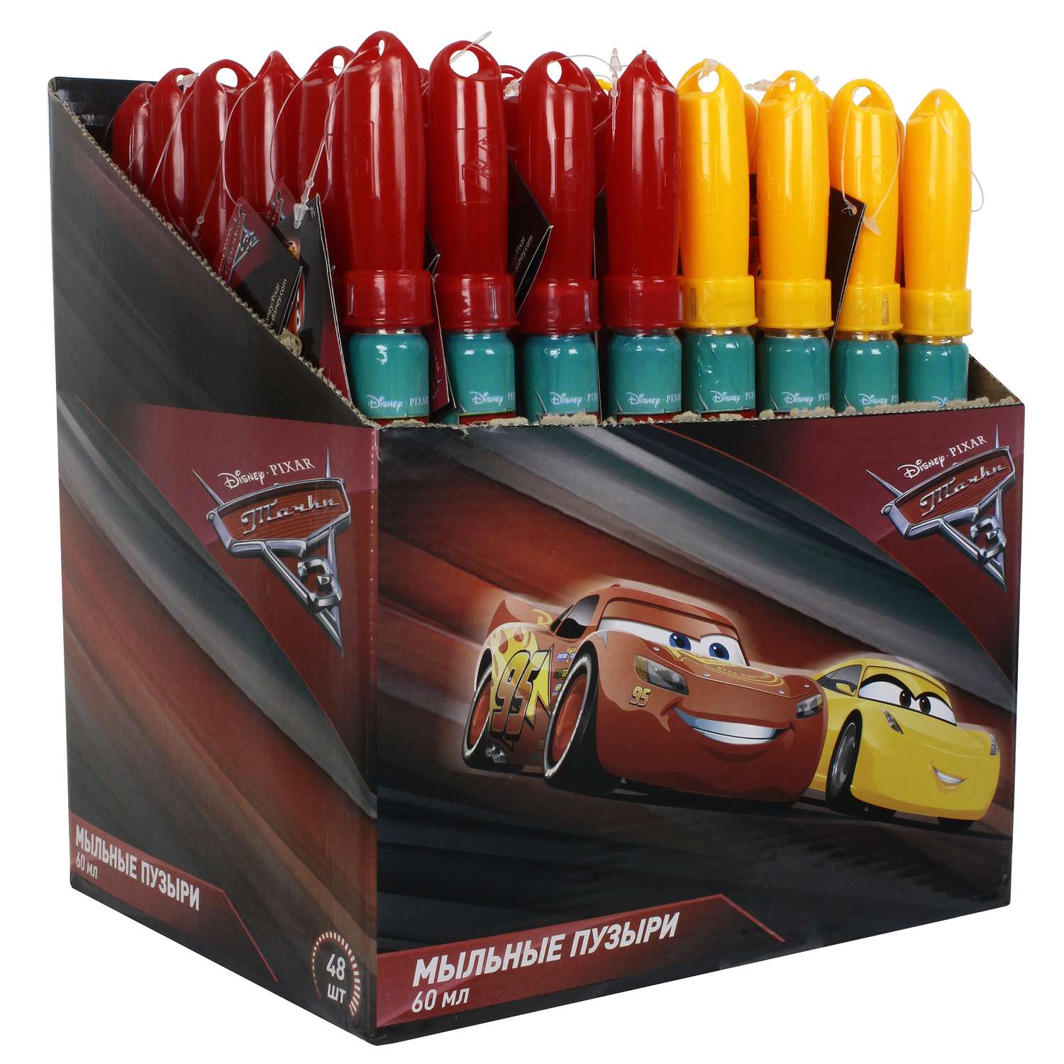 Мыльные пузыри 1TOY Тачки в ассортименте - фото 3