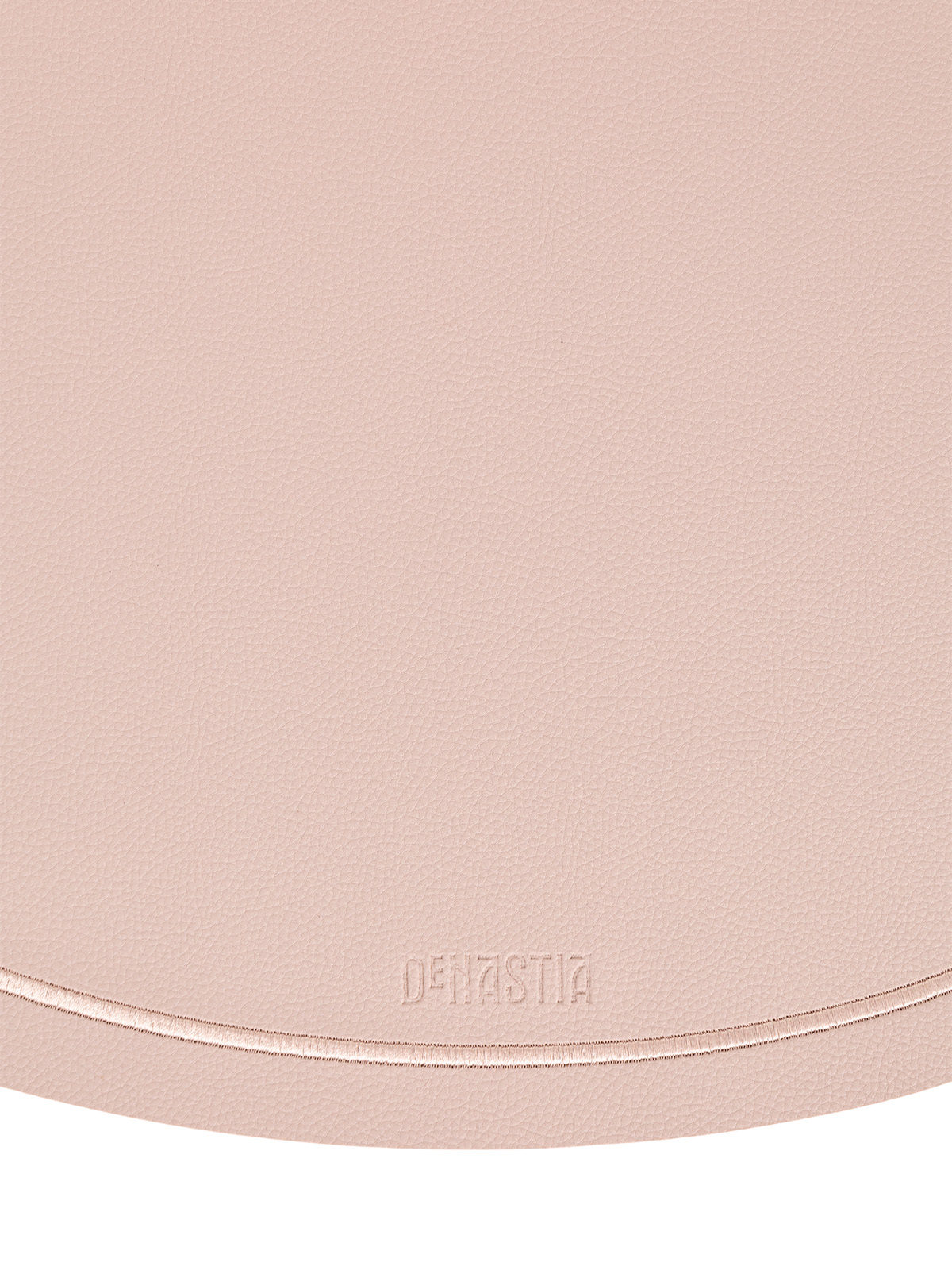 Салфетка сервировочная DeNASTIA с отстрочкой D38 см экокожа лиловый E000611 - фото 3