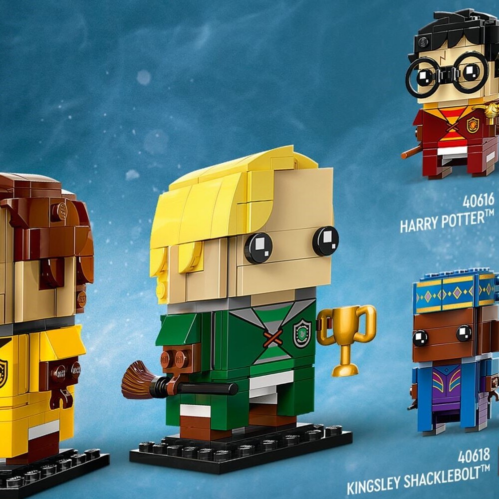 Конструктор LEGO BrickHeadz Малфой и Седрик Диггори 40617 254 дет. - фото 2