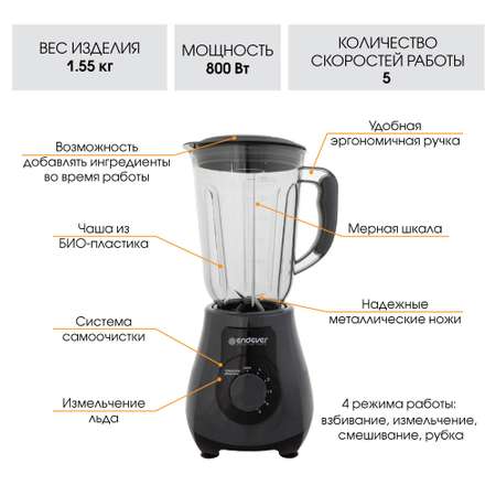 Блендер настольный ENDEVER SIGMA-013