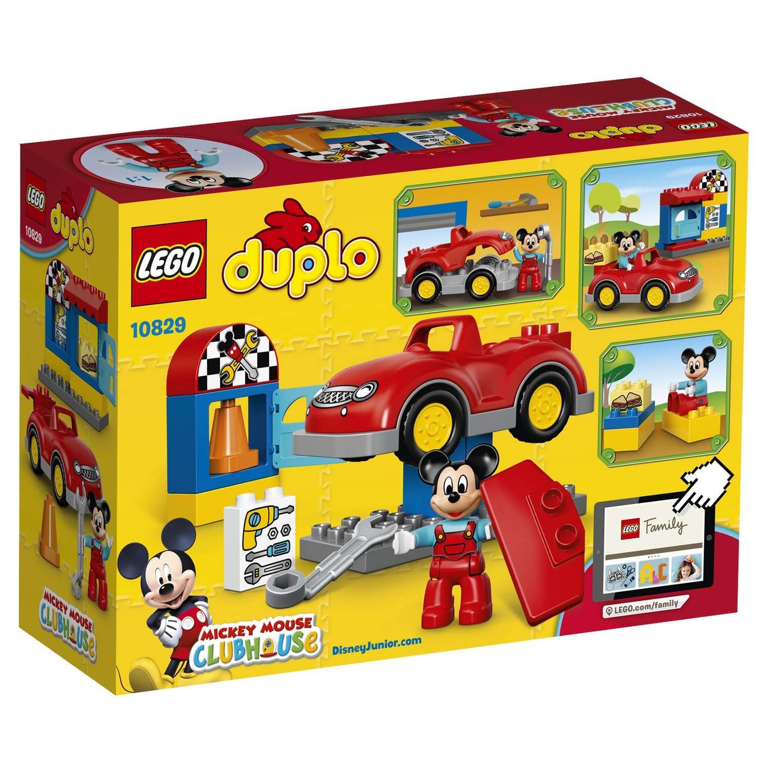 Конструктор LEGO DUPLO Мастерская Микки блочный - фото 3