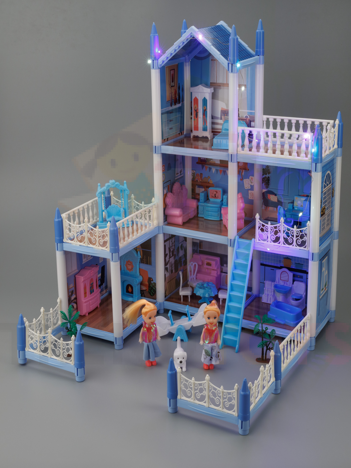 Домик для кукол TrendToys 52 см с мебелью LDG103 - фото 12