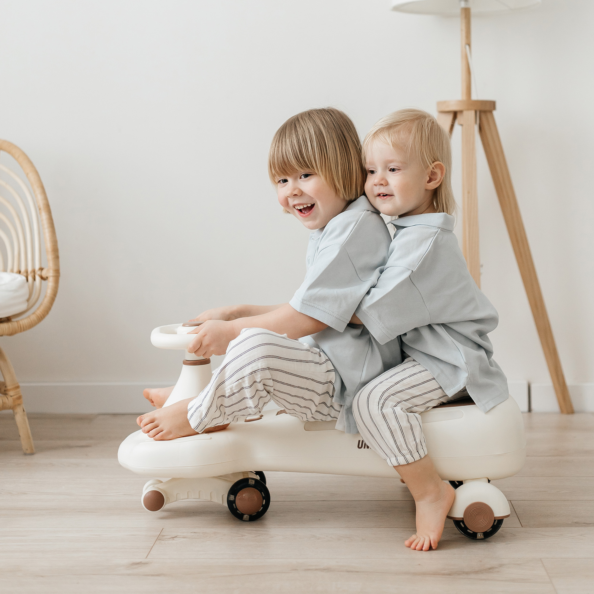 Пушкар UNIX Kids Bibicar бежевый на веревочке - фото 23