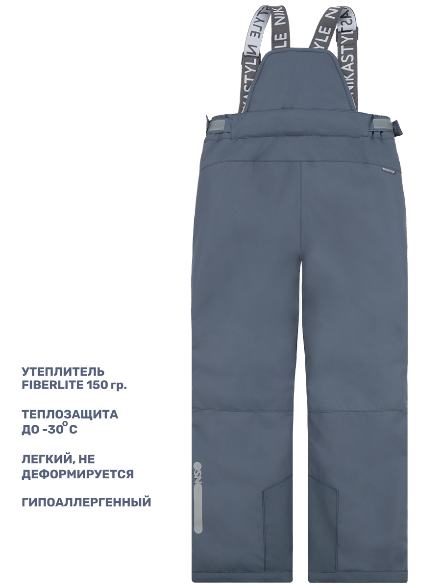 Брюки NIKASTYLE 2з4624 серый - фото 4