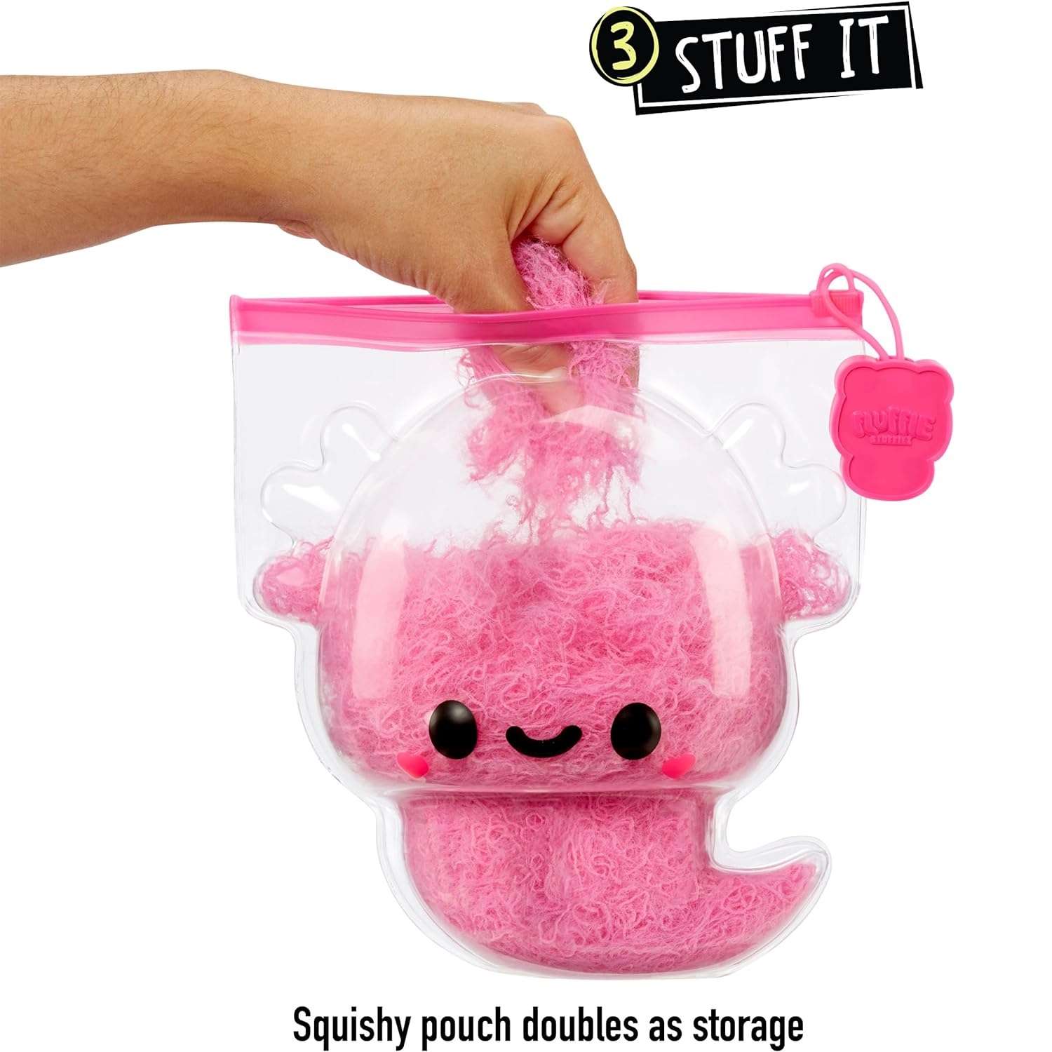 Игрушка мягкая FLUFFIE STUFFIEZ аксолотль 25 см - фото 5