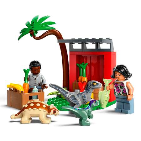Конструктор LEGO Jurassic World Baby Dinosaur Rescue Center блочный