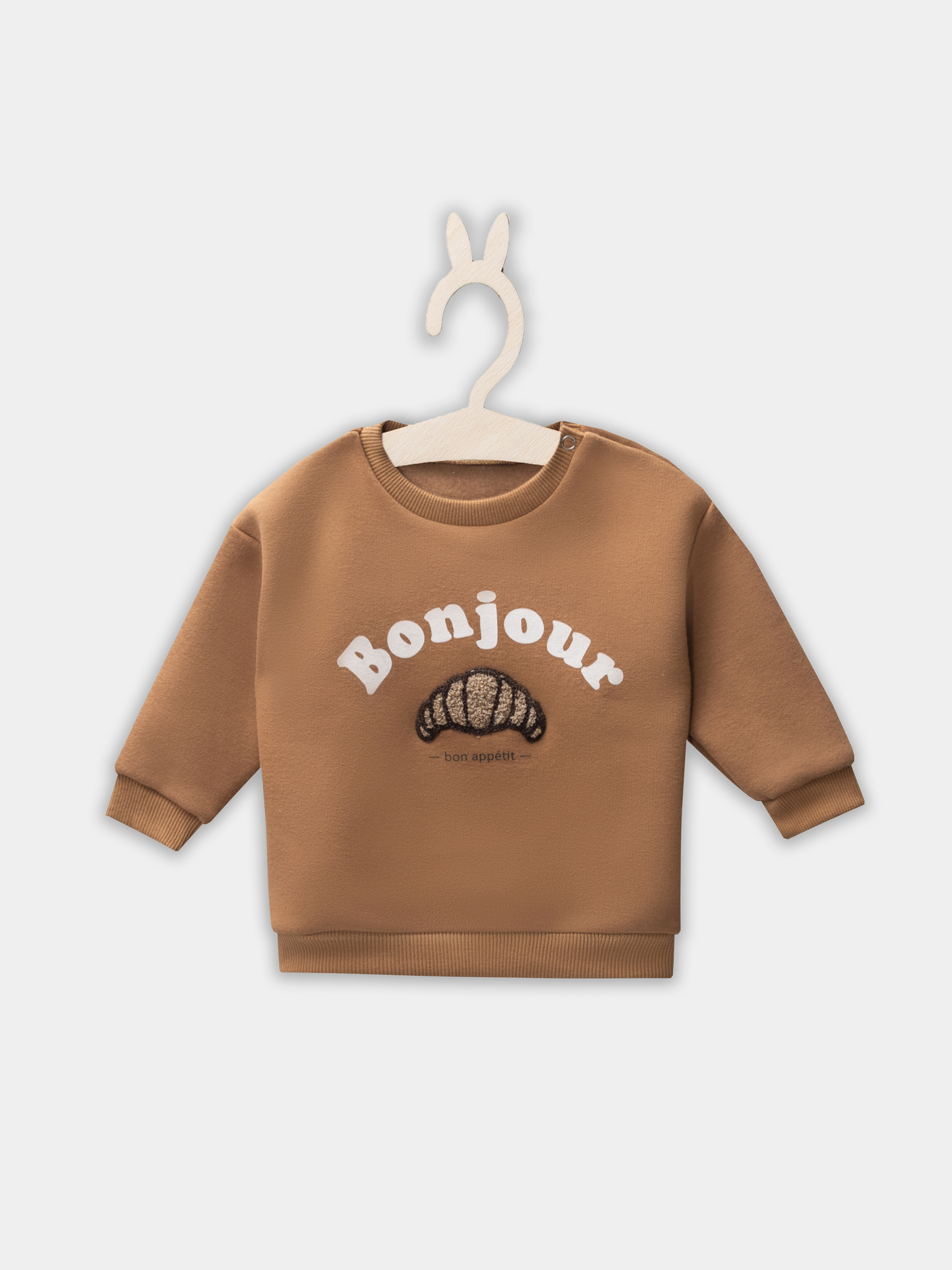 Свитшот Mark Formelle (Марк Формэль) 83106/песочный +печать - фото 2