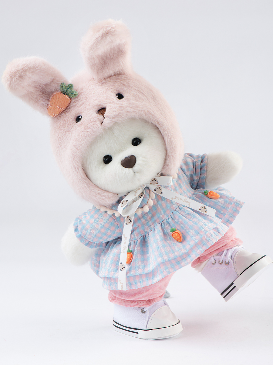 Изображение товара Мягкая игрушка TeddyTales Медвежонок в шапочке-зайке M Изображение товара Мягкая игрушка TeddyTales Медвежонок в шапочке-зайке M