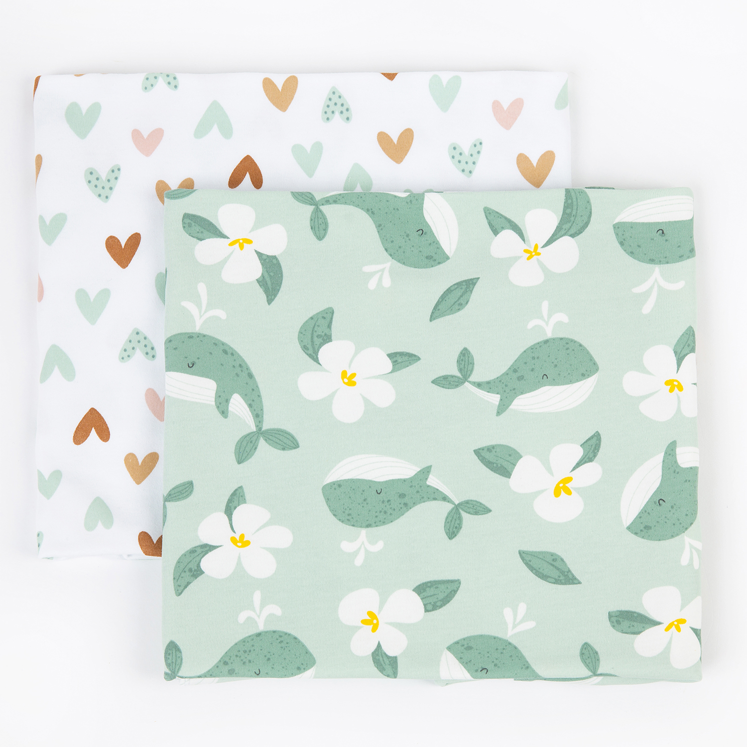 Пелёнка inlovery трикотаж 85х100 см 2 шт. - фото 1