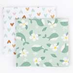 Пелёнка inlovery трикотаж 85х100 см 2 шт.