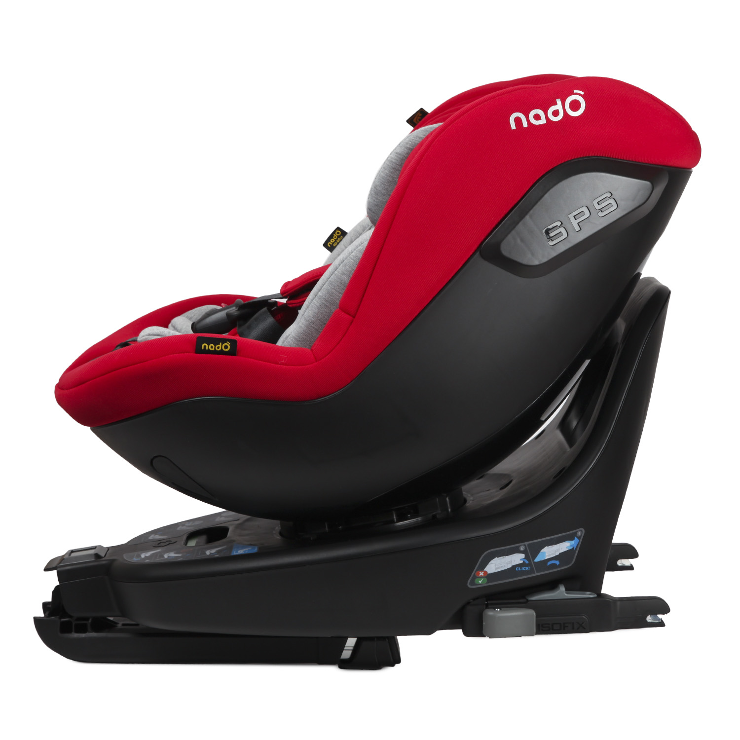 Автокресло nado Garnet red Isofix 0+/1 (0-18 кг) - фото 16