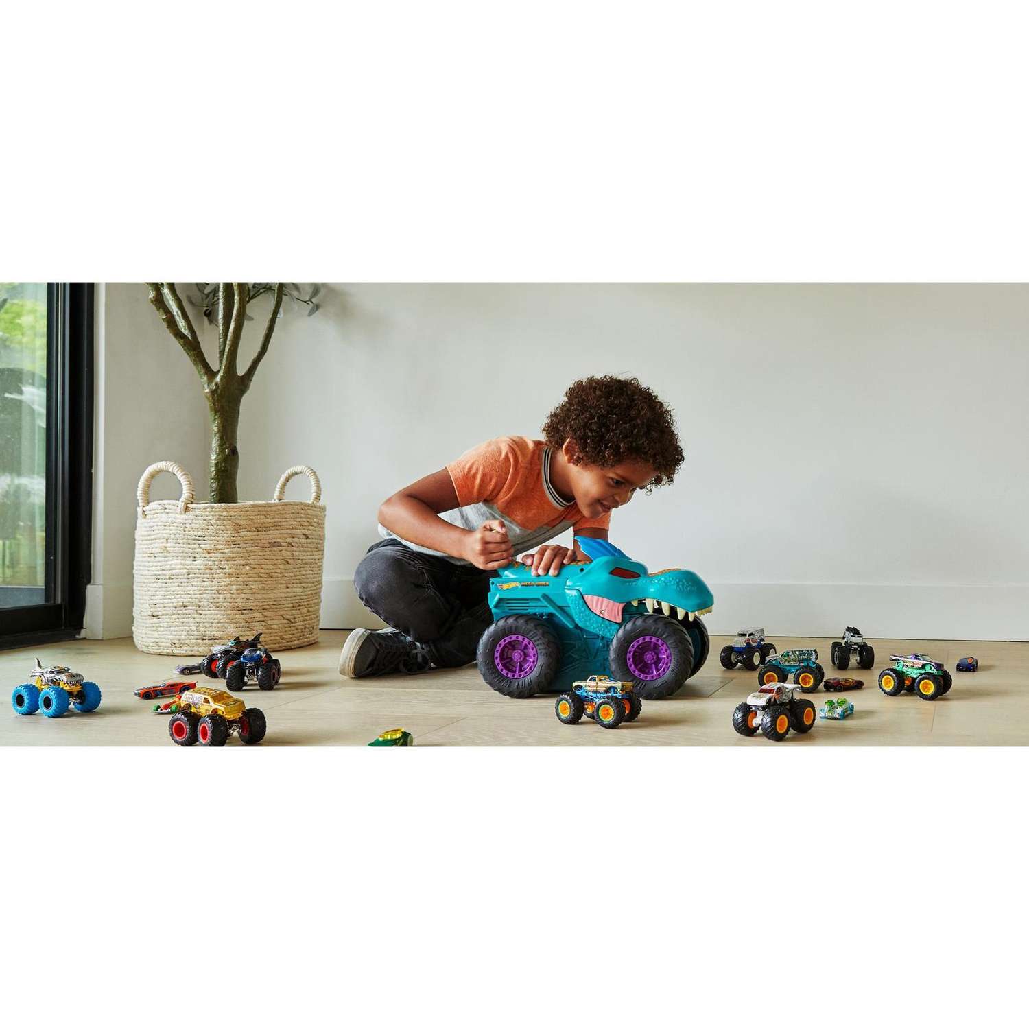 Трек Hot Wheels Голодный Мега Рекс GYL13 - фото 12