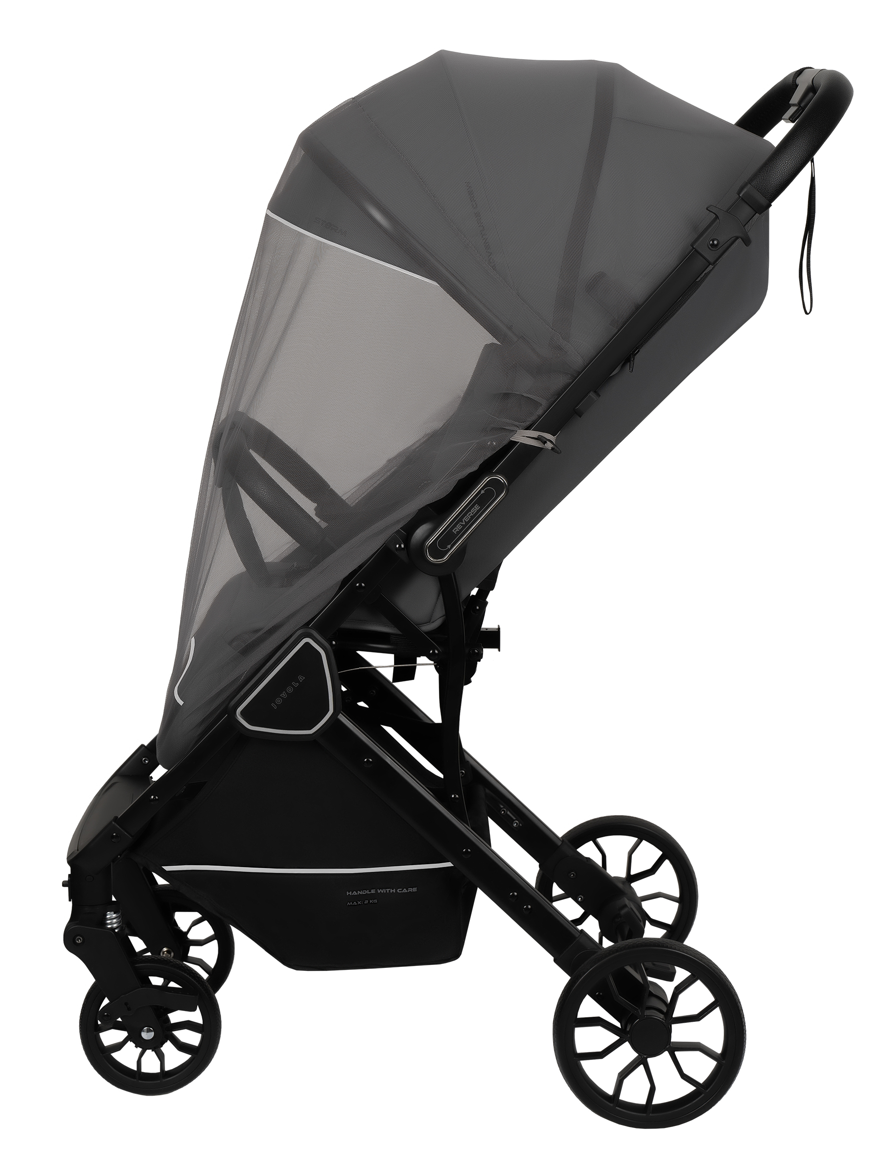 Коляска прогулочная JOVOLA Storm темно-серый - фото 24