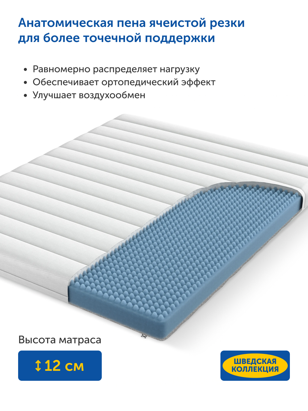 Матрас IKEA Асванг 160х200 - фото 5