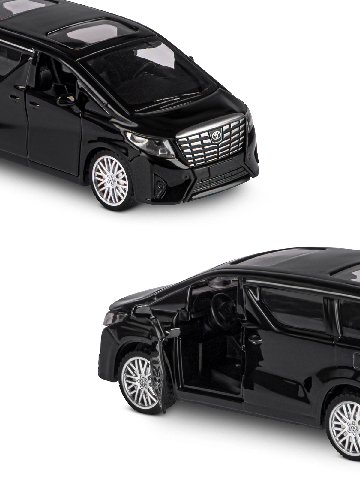 Автомобиль АВТОпанорама Toyota Alphard 1:43 JB1251594 - фото 8