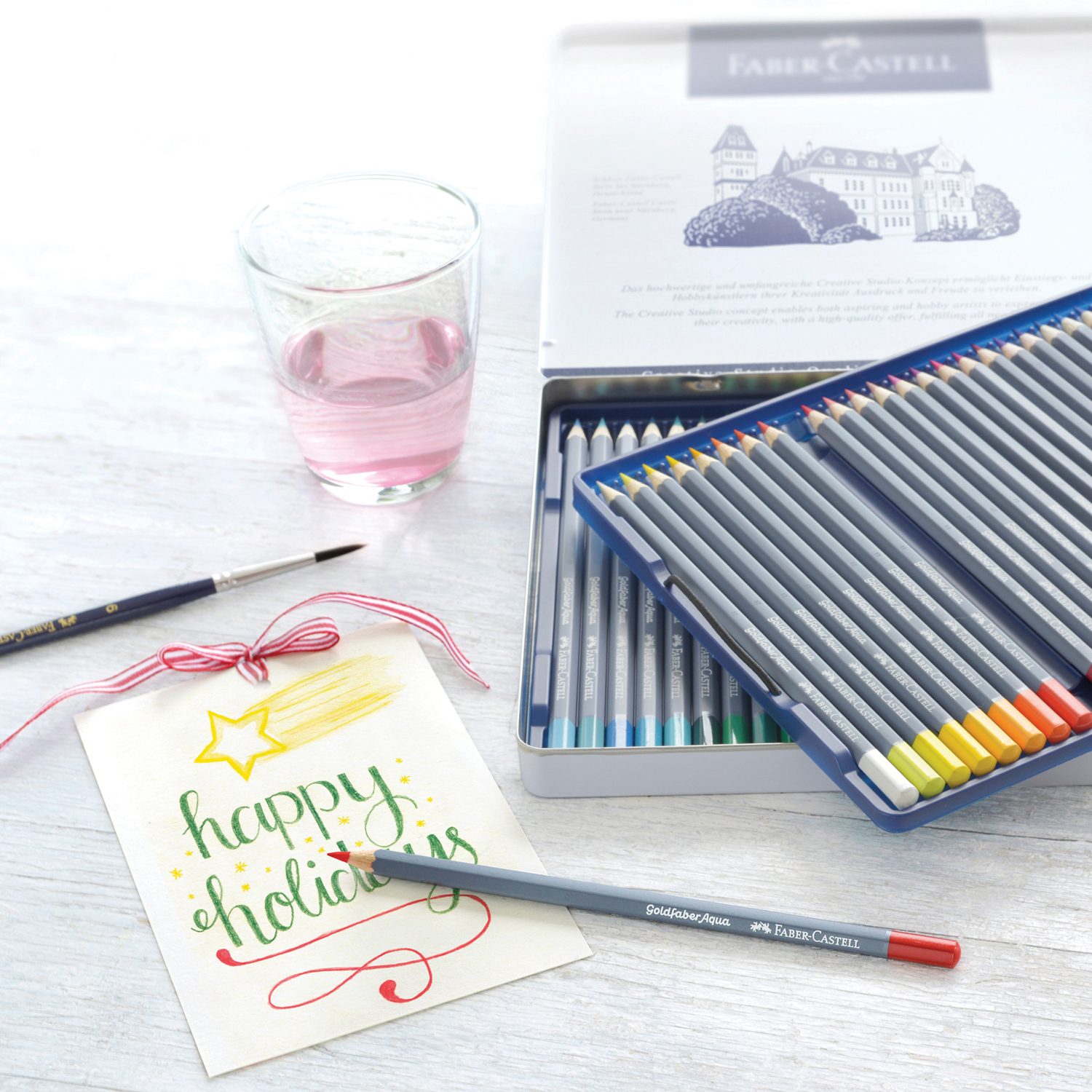 Краски акварель Faber Castell 48 цв. - фото 4