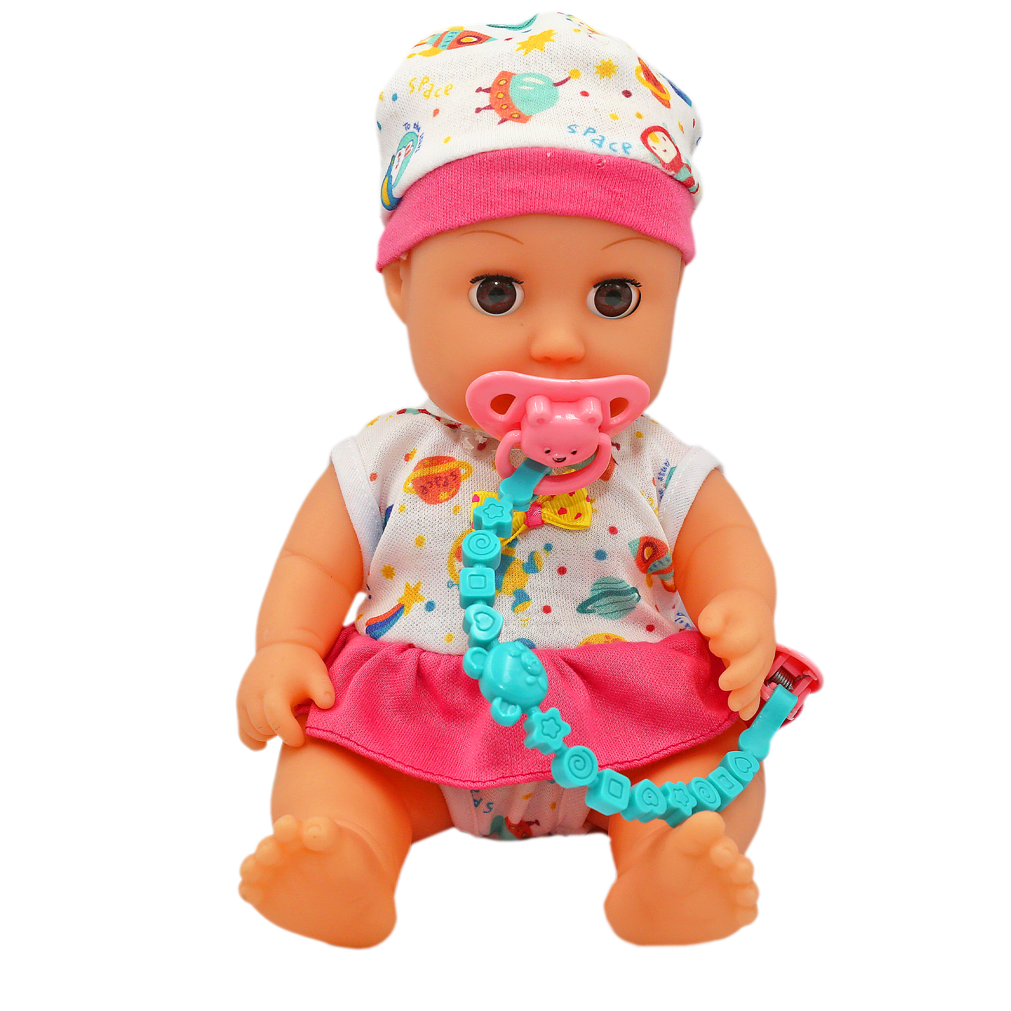 Кукла пупс SHARKTOYS пьет и писает, 30 см, звуки 1000000056 - фото 4