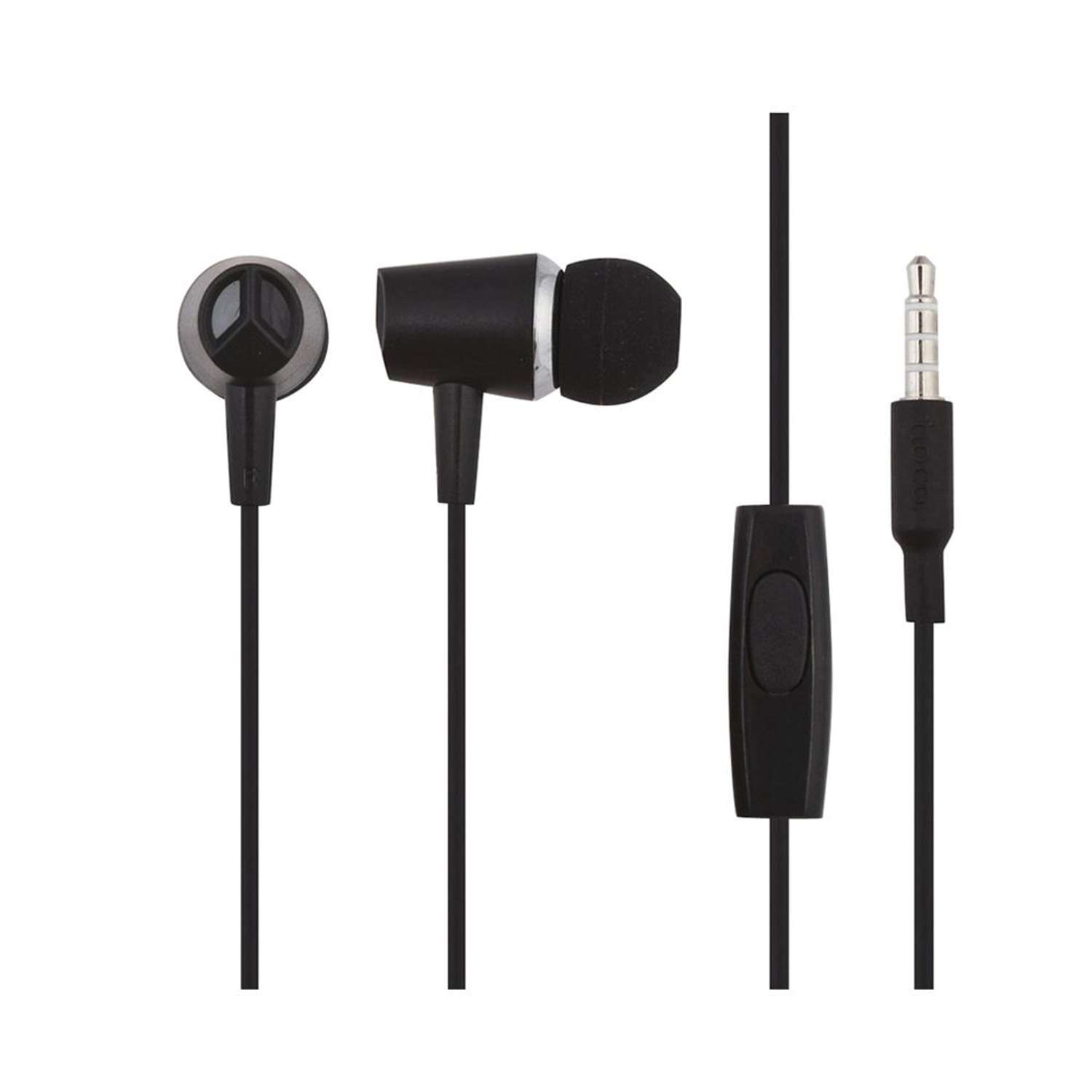 Гарнитура hoco M34 Honor Music 3.5мм внутриканальная 1.2м черный - фото 1