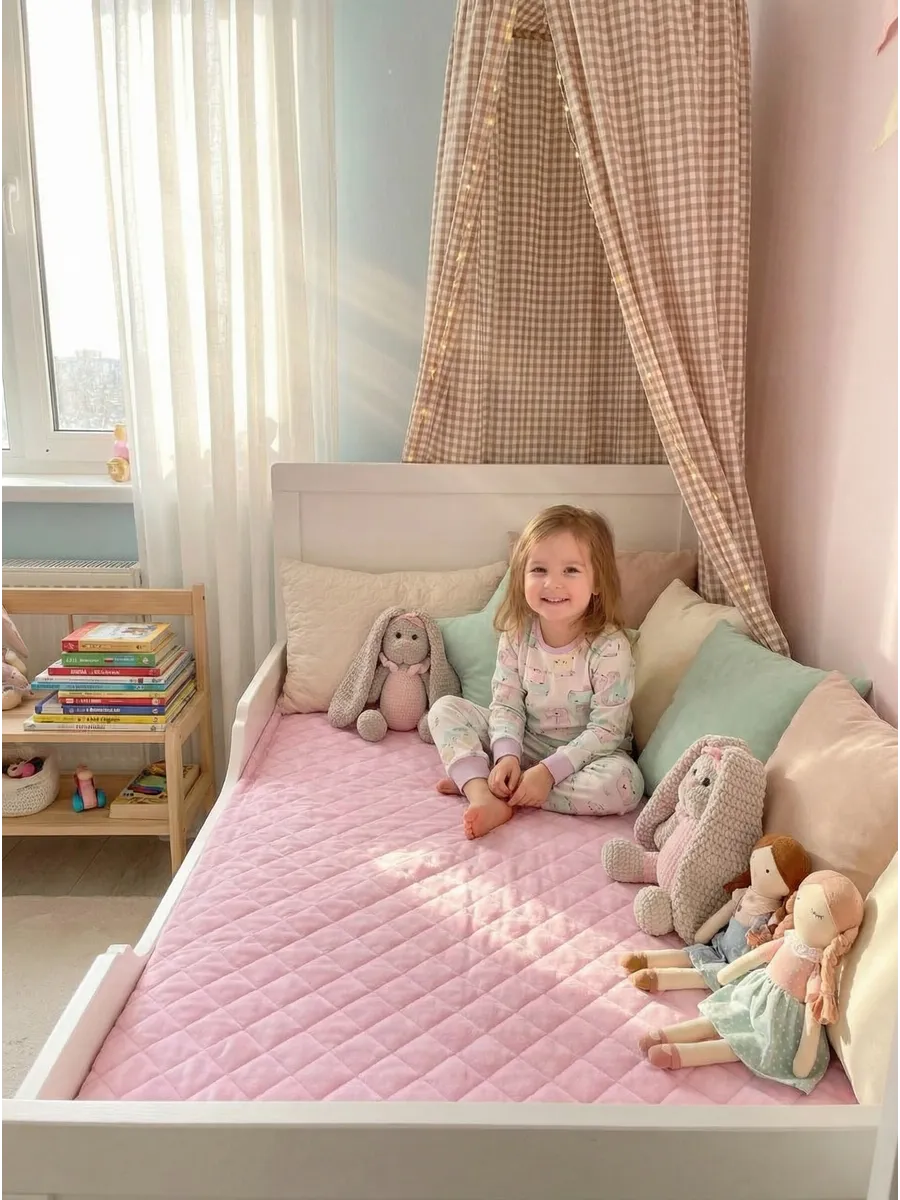 Покрывало COROCOCO Розовые звездочки плюш 120 x 170 см - фото 1