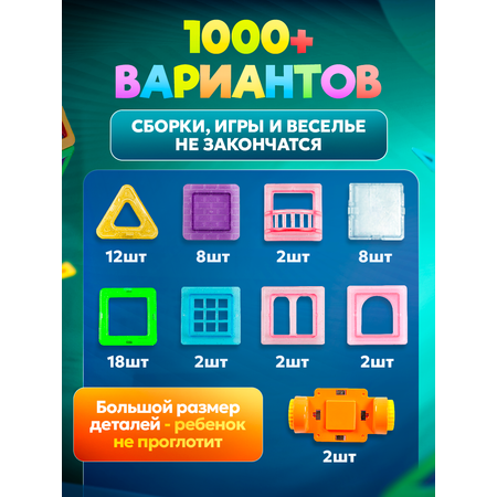 Конструктор BelliniToys магнитный