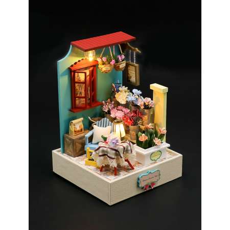 Конструктор Hobby Day Румбокс Цветочный на углу сборная игровая модель