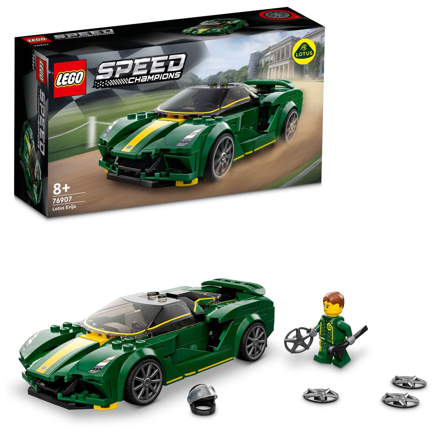 Конструктор LEGO Speed Champions Lotus Evija блочный - фото 1