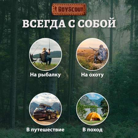 Фляжка BoyScout 250 мл, нержавеющая сталь