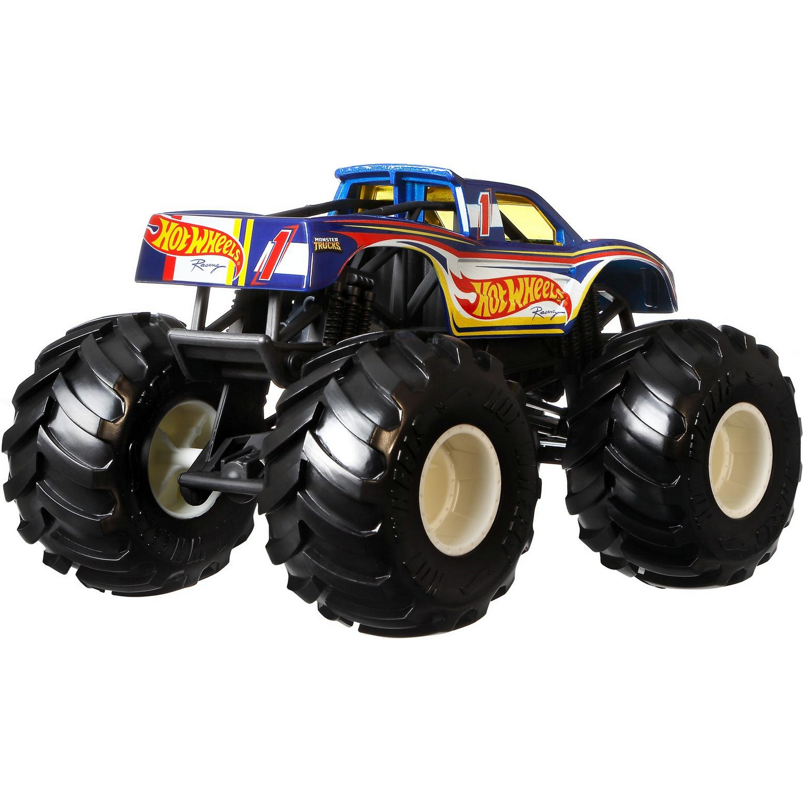 Автомобиль Hot Wheels Monster Tracks 1:24 FYJ83/GTJ36 - фото 4