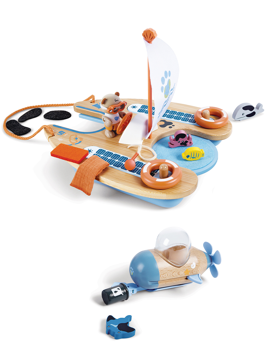 Игровой набор Hape Эко-катамаран - фото 10