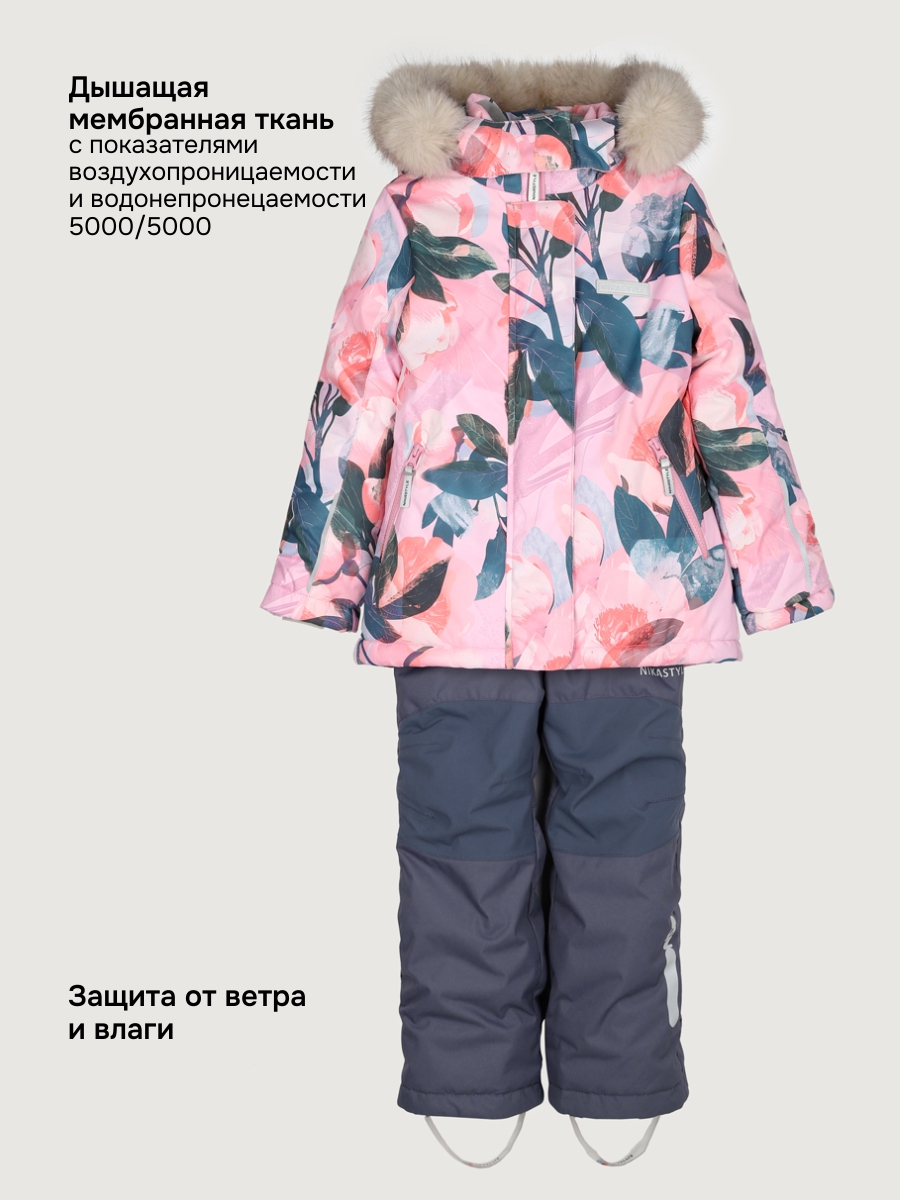 Костюм NIKASTYLE 7з2025 розовый/инжир - фото 2