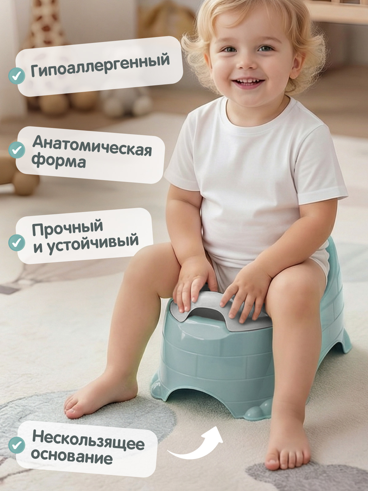 Горшок Компания Друзей серо-зеленый зеленый - фото 2