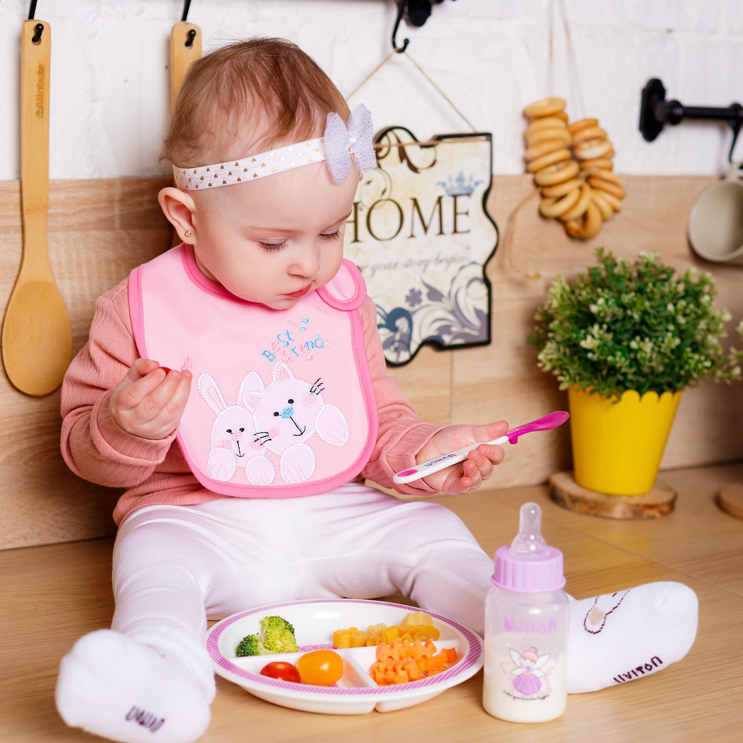 Бутылочка Uviton Anti-Colic 125 мл в ассортименте - фото 6