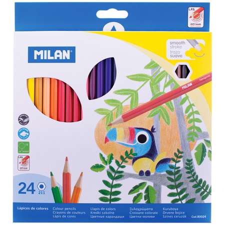 Карандаши цветные MILAN 24 шт.