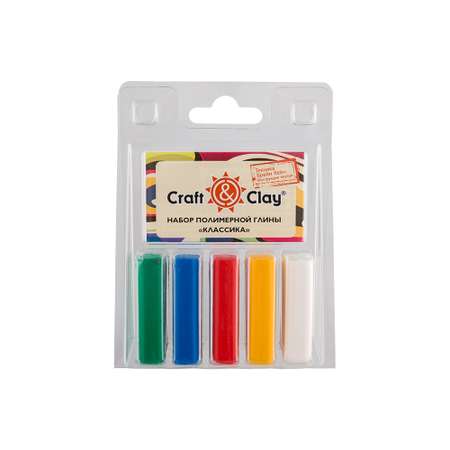 Глина Craft and Clay 5 цв.